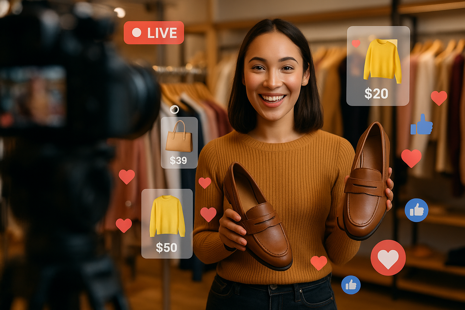 LiveShop em ação
